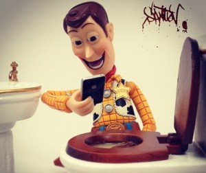Woody reports on his daily life. All rights reserved to original artist.
