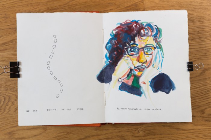 'Thinking Slowly' Sketchbook 2015 blancheellis.com